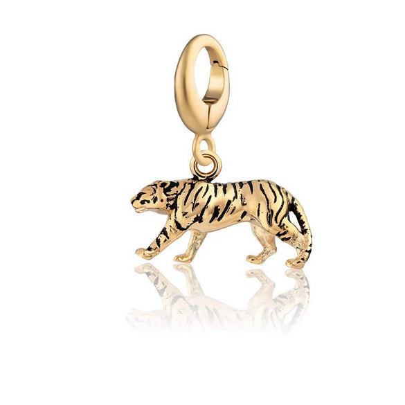 Denim Series Stainless Steel Geometric Pendant With Vacuum Plated 18K Gold Color