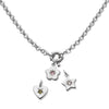 Detachable Accessories Kaleidoscope Heart Star Elements 225 Silver Titanium Steel Electroplated Unisex