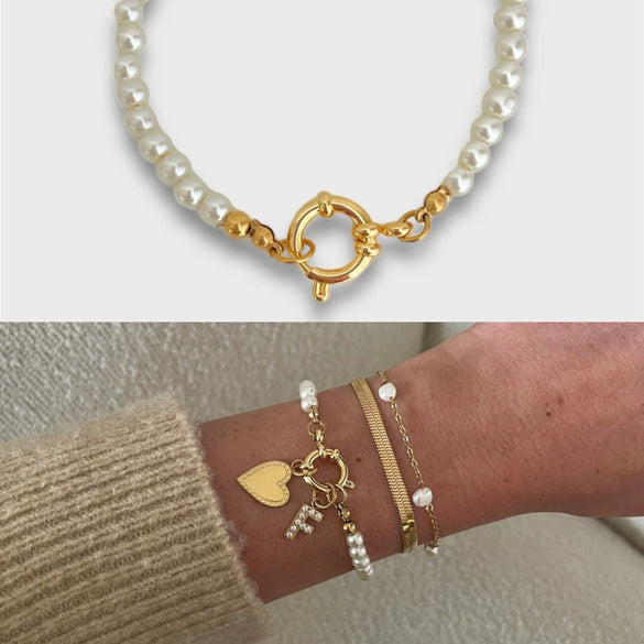 Detachable Sailor Style Geometric Titanium Steel Oven Vacuum Plated Bracelet For Women