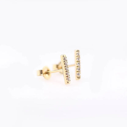 Diamond Zircon Earrings Simple Earrings