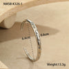 Diamondencrusted Titanium Steel And Stainless Steel Bracelet Geometric Pattern Electroplated Women's Fashion Hand Jewelry