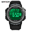 Digital Watch Multifunctional Youth Watch Fashion Trendy Luminous Student Watch Round Acrylic Mirror Abs Tpu Simple Natural