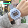 Digital Watch Plastic And Silicone Unicorn Luminous Square For Kids And Girls