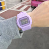 Digital Watch Plastic And Silicone Unicorn Luminous Square For Kids And Girls