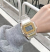 Digital Watch Plastic And Silicone Unicorn Luminous Square For Kids And Girls