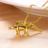 Dinosaur Pendant Titanium Steel Hiphop Men's Necklace Electroplated Jewelry