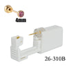 Disposable Ear Piercing Device 316L Stainless Steel Geometric Style Electroplated Unisex