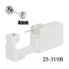 Disposable Ear Piercing Device 316L Stainless Steel Geometric Style Electroplated Unisex