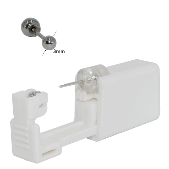 Disposable Ear Piercing Tool Buckle Ear Piercing Device Gold Plated 316L Stainless Steel Geometric Style Ear Stud