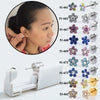 Disposable Lowpain Ear Piercing Gun 316L Stainless Steel Flower Ear Stud Simple Style Unisex