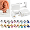 Disposable Lowpain Ear Piercing Gun 316L Stainless Steel Flower Ear Stud Simple Style Unisex