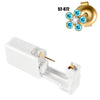 Disposable Lowpain Ear Piercing Gun 316L Stainless Steel Flower Ear Stud Simple Style Unisex