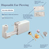 Disposable Lowpain Ear Piercing Gun 316L Stainless Steel Geometric Electroplated Ear Piercing Tool