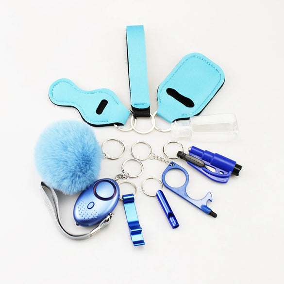 Diving Cloth Selfdefense Keychain Set