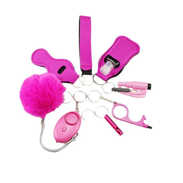 Diving Cloth Selfdefense Keychain Set