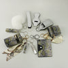 Diving Material Keychains Sbr Diving Material Artificial Leather Minimalist Style