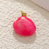 Diy Accessories Copper Gold Plated Ocean Series Animals Starfish Shell Goldfish Mermaid Tail Dripping Oil Pendant