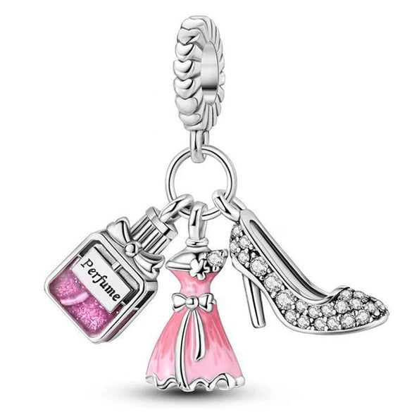 Diy Beads Metal Trojan Horse Totem Electroplating Accessories For Bracelet