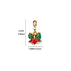 Diy Christmas Bracelet And Necklace Accessories With Stainless Steel Christmas Tree Snowflake Bell And Dripping Oil Design