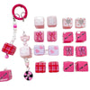 Diy Handmade Bracelet Necklace Mobile Phone Chain With Square Acrylic Beads Apply Oil Plastic Resin Material