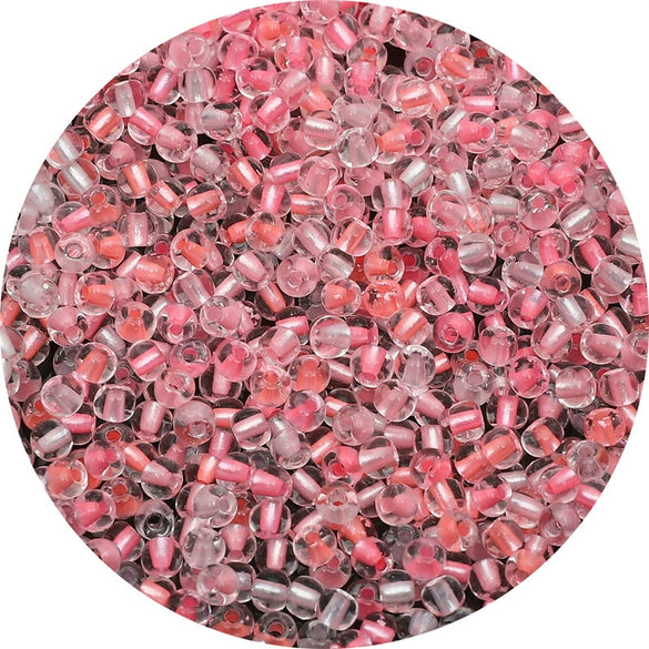 Diy Handmade Glass Beads Material For Bracelet And Mobile Phone Chain Transparent Dyed Core Silk Dopamine Style