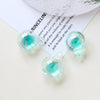 Diy Handmade Jewelry Accessories Material Transparent Water Bead Sandwich Glass Ball Pendant Epoxy Cute Style