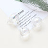 Diy Handmade Jewelry Accessories Material Transparent Water Bead Sandwich Glass Ball Pendant Epoxy Cute Style