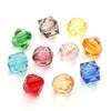 Diy Handmade Loose Beads Acrylic Material Round And Square Beads With Cut Diamond Crystal