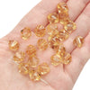 Diy Handmade Loose Beads Acrylic Material Round And Square Beads With Cut Diamond Crystal