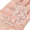 Diy Handmade Loose Beads Acrylic Material Round And Square Beads With Cut Diamond Crystal