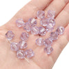 Diy Handmade Loose Beads Acrylic Material Round And Square Beads With Cut Diamond Crystal