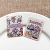 Diy Handmade Plastic And Resin Hanging Beads Accessories With Line Pattern And Cartoon Style