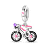 Diy Jewelry Accessories Bracelet Copper Silver Plated Romantic World Tour Car Hot Air Balloon Charm Beads Dripping Oil
