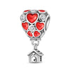 Diy Jewelry Accessories Bracelet Copper Silver Plated Romantic World Tour Car Hot Air Balloon Charm Beads Dripping Oil
