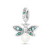 Diy Jewelry Accessories Bracelet Luminous Butterfly Firefly Elk Charm Beaded Silver Plated Dripping Oil