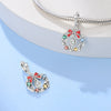 Diy Jewelry Accessories Bracelet S925 Sterling Silver Star Moon Ferris Wheel Beads With Dripping Oil Design