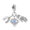 Diy Jewelry Accessories Bracelet S925 Sterling Silver Star Moon Ferris Wheel Beads With Dripping Oil Design