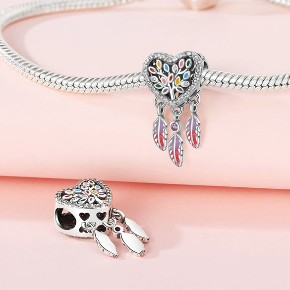Diy Jewelry Accessories Bracelet 925 Sterling Silver Coffee Camera Luggage Beaded Charm Dripping Oil Original Design