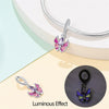 Diy Jewelry Accessories Charm Bracelet 925 Sterling Silver Luminous Firefly Butterfly Beads Dripping Oil Design