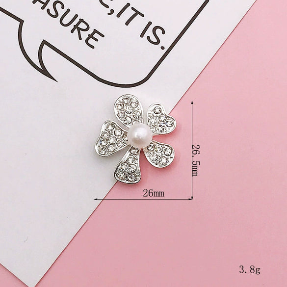 Diy Jewelry Accessories Clogs Pearl Bracelet Decorative Material With Butterfly Little Bear Love Pattern Zinc Alloy Handmade