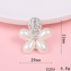 Diy Jewelry Accessories Clogs Pearl Bracelet Decorative Material With Butterfly Little Bear Love Pattern Zinc Alloy Handmade