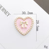 Diy Jewelry Accessories Clogs Pearl Bracelet Decorative Material With Butterfly Little Bear Love Pattern Zinc Alloy Handmade