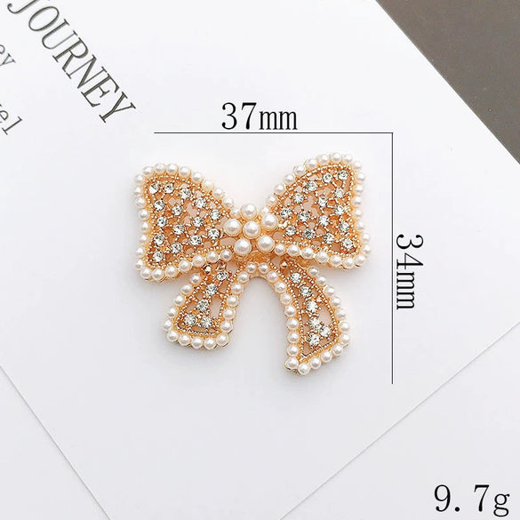 Diy Jewelry Accessories Clogs Pearl Bracelet Decorative Material With Butterfly Little Bear Love Pattern Zinc Alloy Handmade