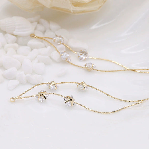 Diy Jewelry Accessories Handmade Copper Electroplated 14K Real Gold Pendant Earrings Material For Jewelry Making