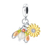 Diy Jewelry Accessories Luminous Firefly Beads 925 Silver Charm Bracelet With Dripping Oil Design