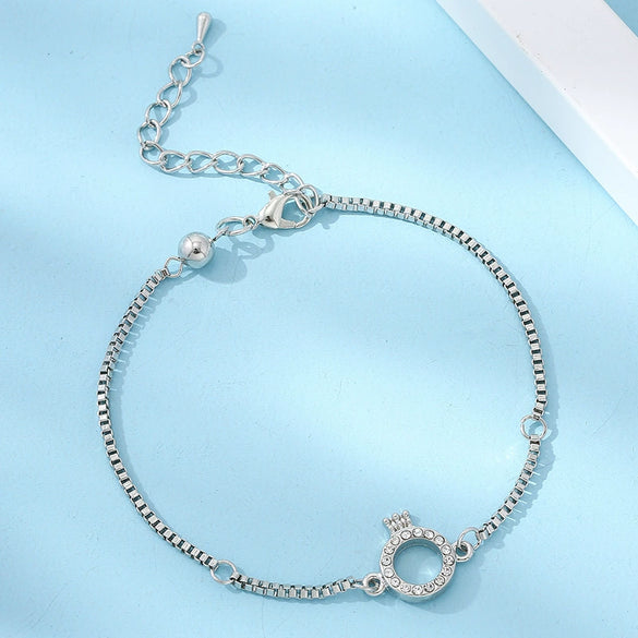 Diy Jewelry Accessories Metal Drop Shape Electroplated Geometric Original Design Bracelet