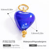 Diy Jewelry Accessories Necklace Pendant Stainless Steel Electroplating 18K Gold Sweet Geometric Style