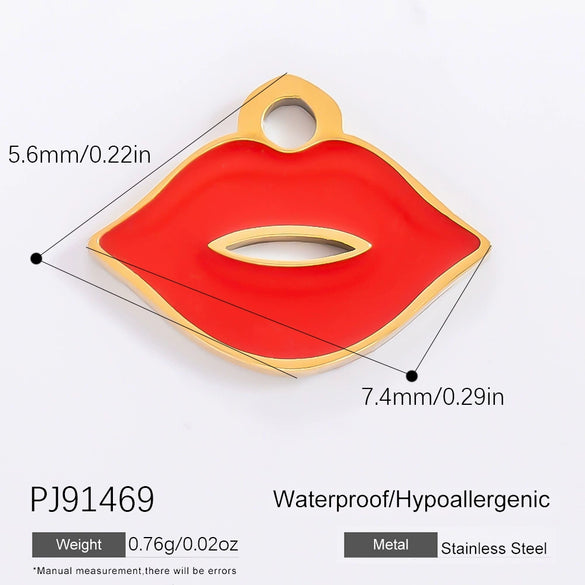 Diy Jewelry Accessories Necklace Pendant Stainless Steel Electroplating 18K Gold Sweet Geometric Style