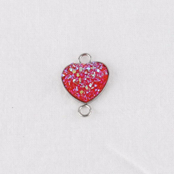 Diy Jewelry Accessories Peach Heart Love Shape Stainless Steel Pendant