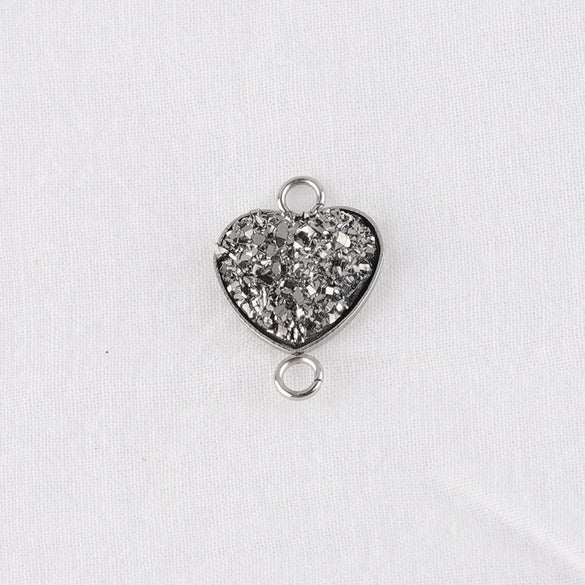 Diy Jewelry Accessories Peach Heart Love Shape Stainless Steel Pendant